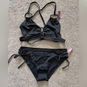 Adore Me Black Bikini Set